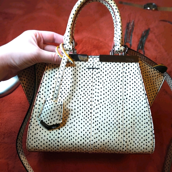 Fendi Shopping 2Jours Snake Leather bag - Picture 2 of 13